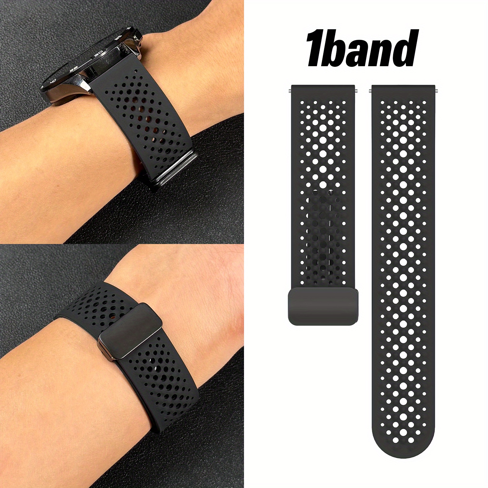 E-shop Passend für Xiaomi S4 Sport Armband mit Klappverschluss, kompatibel mit Redmi Watch 5 Active Uhrenarmband, magnetisches Uhrenarmband aus