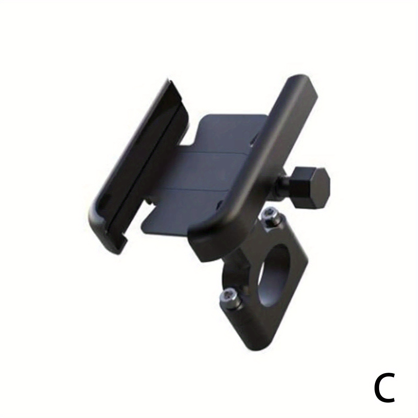 Image of Motorcycle Bike Phone Stand Holder 360 Rotatable Handlebar Aluminum Alloy Phone Holder Rearview Mirror Mobile Cell Phone