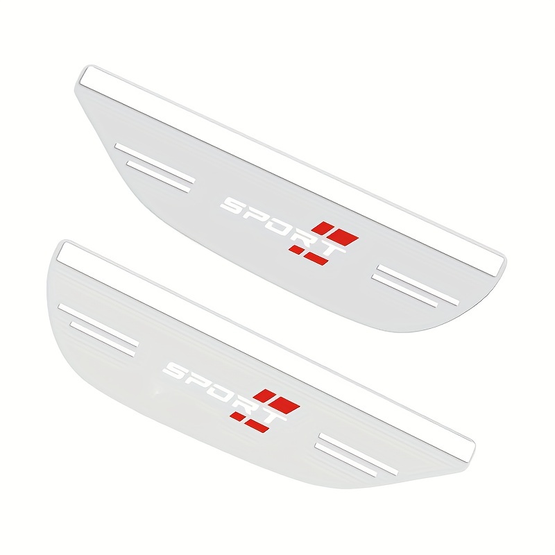 Image of 2pcs Pvc Car Rearview Mirror, Car Rain Cover, Rain Cover, Rain Cover, Reversing Mirror, Rain Cover, Car Accessories