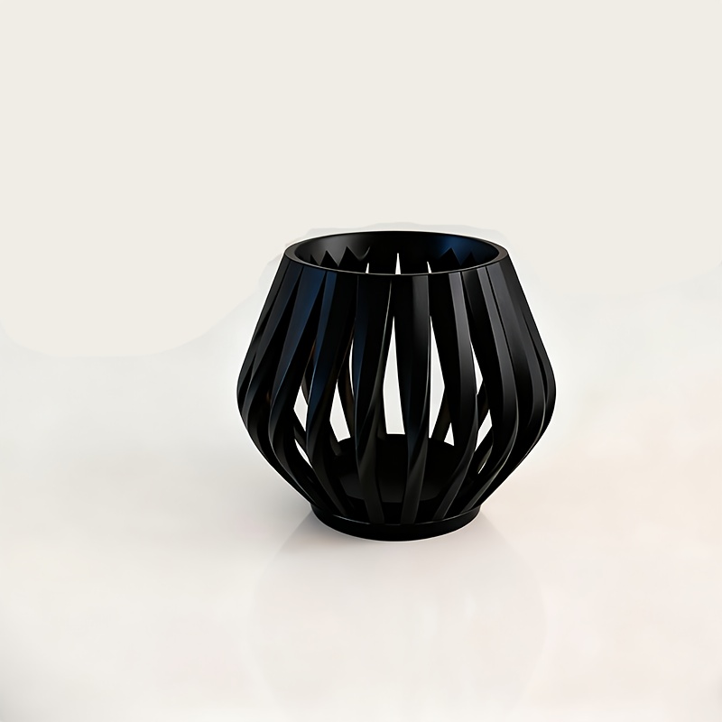 TEMU 1 Exquisite Candle Holder- Modern Minimalist Style Tealight Candle Holder, Handcrafted Design, Suitable For Decorating Living Room Fireplace