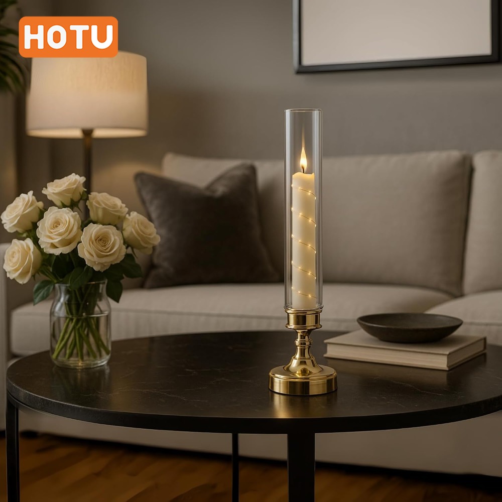 4 stuks Vlamloze Kaarsen met Afstandsbediening