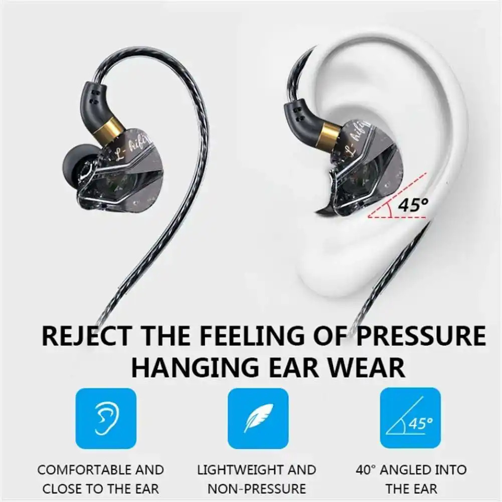 in-ear headphones na may volume control, hifi   sports earbuds, closed-back headphones na may  , 3.5 ,   rechargeable, angkop para sa pagtakbo, katugma sa mga mobile phone