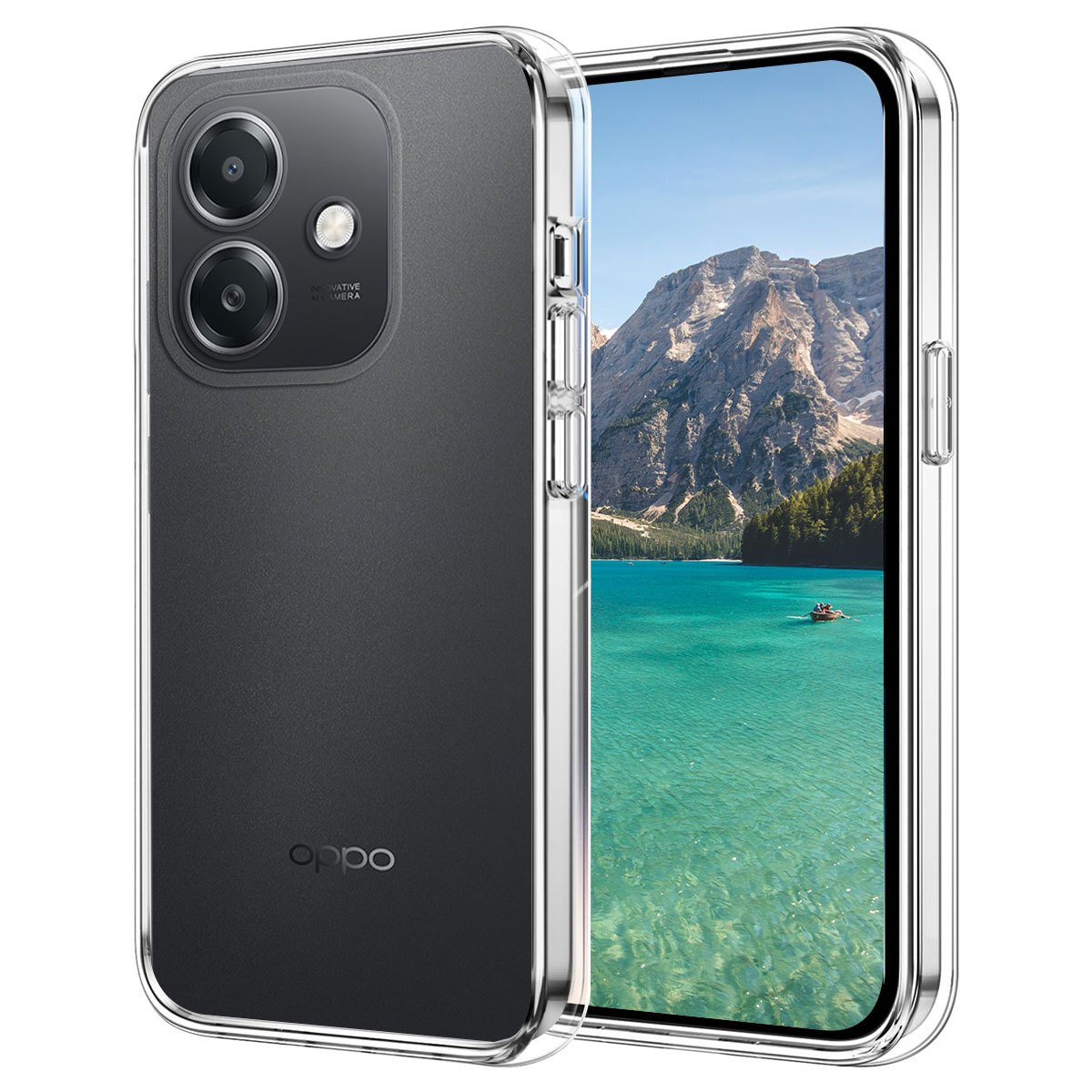 

Protective Case For Oppo A40/a40m/a60 5g, Featuring A Flexible And Shockproof Design, Transparent Material, Protection, And A -resistant Back.