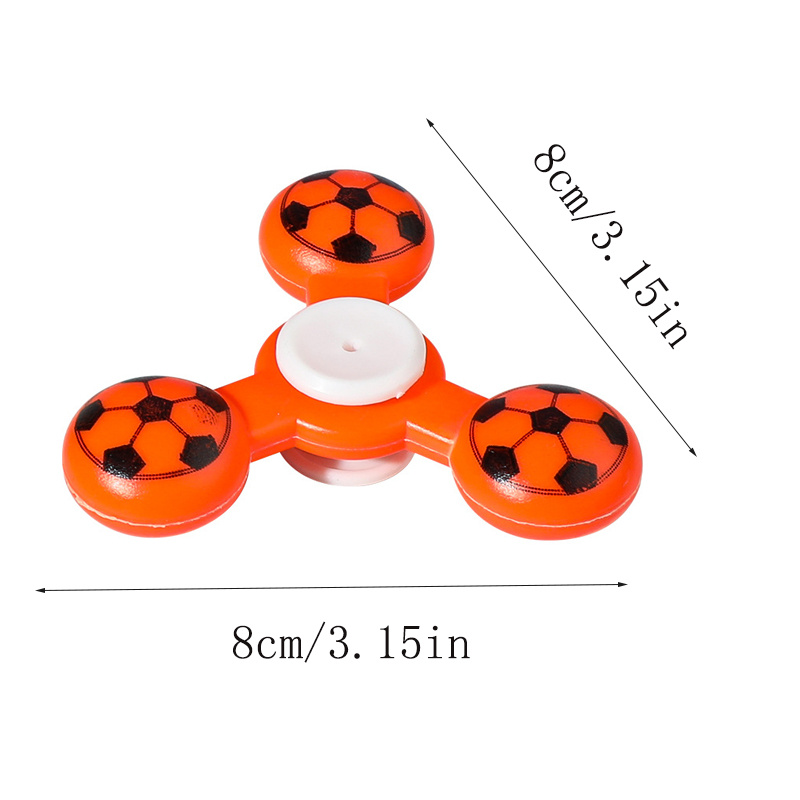 10pcs soccer ball shape fidget spinners cute toys classroom prizes birthday event party christmas halloween day gifts   stress relief toys summer outdoor toys pocket toys random Product details 4