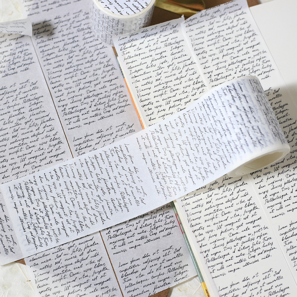 E-shop 50mm x 8m Vintage Englische Klebeband Aufkleber Washi Papier Aufkleber Papier Aufkleber Collage Material - Dekoratives Washi Tape für