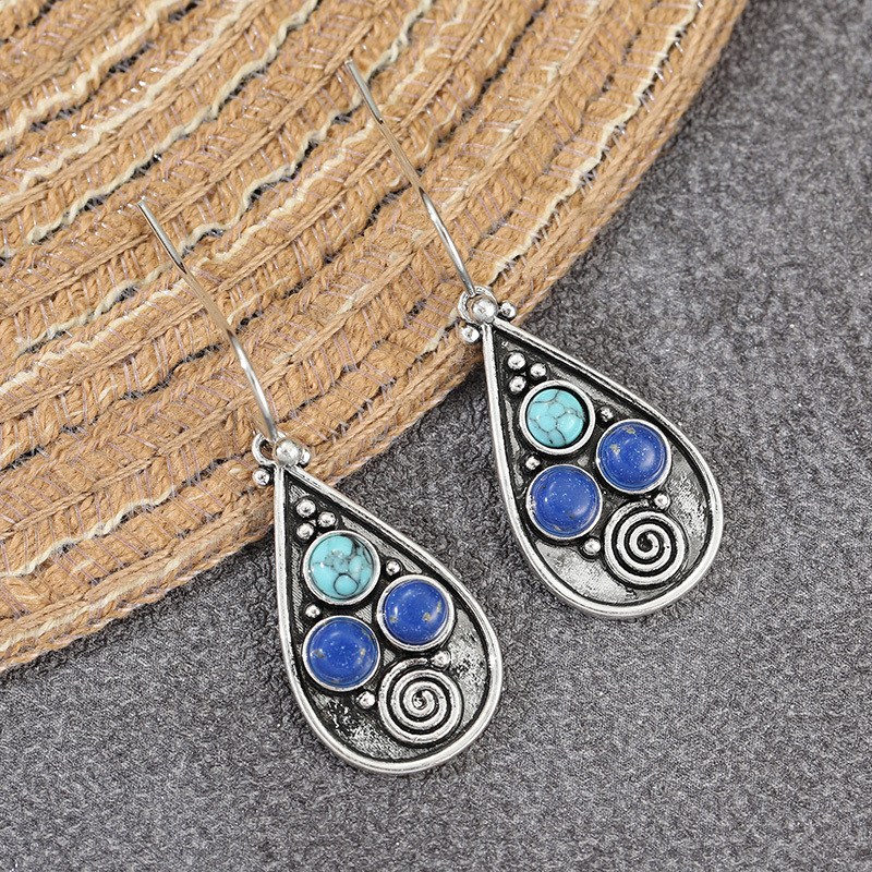 Women's Elegant Synthetic Turquoise Earrings