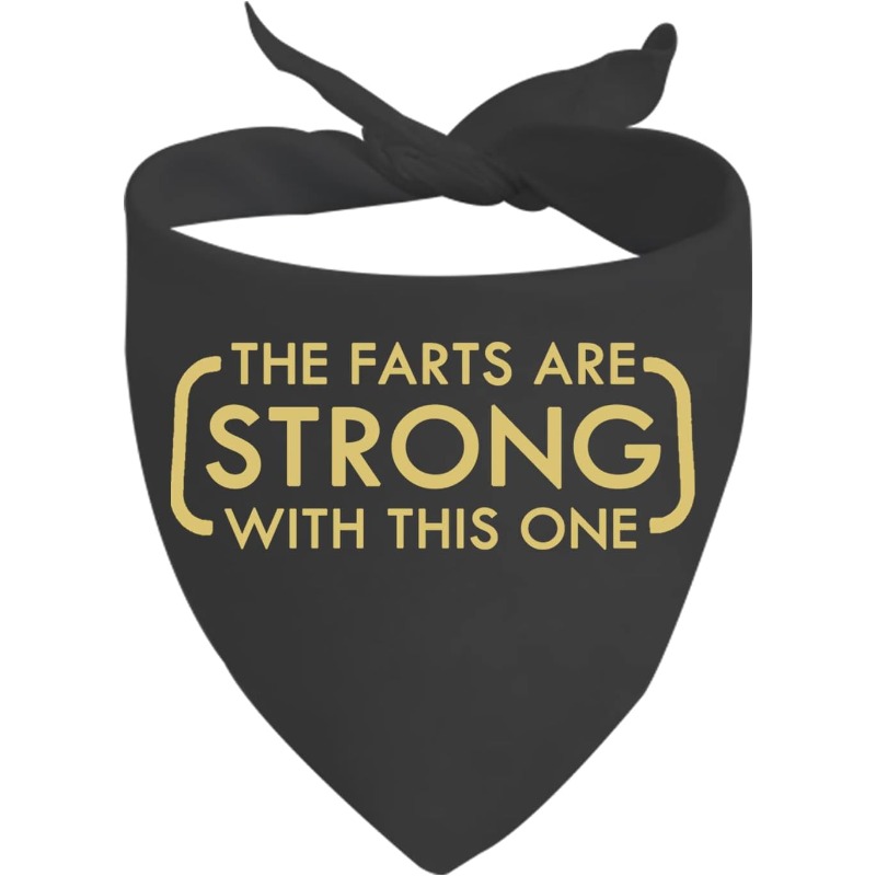 TEMU 1pc 24.8&times;11 Inch The Are Strong With Puppy Bandana Funny Dog Mom Gift