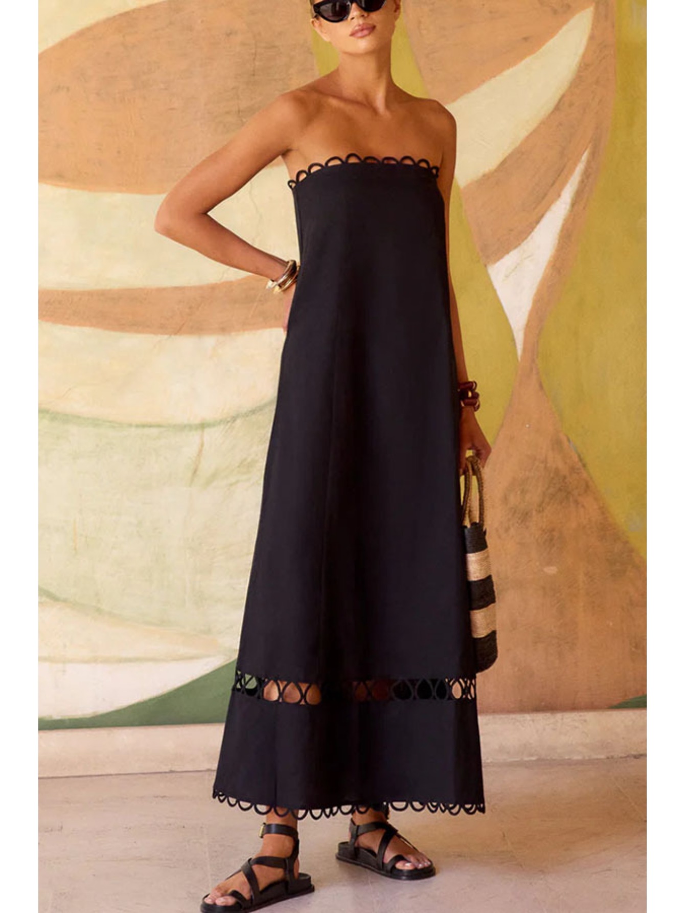 2026 New Strapless Sleeveless Dress Women