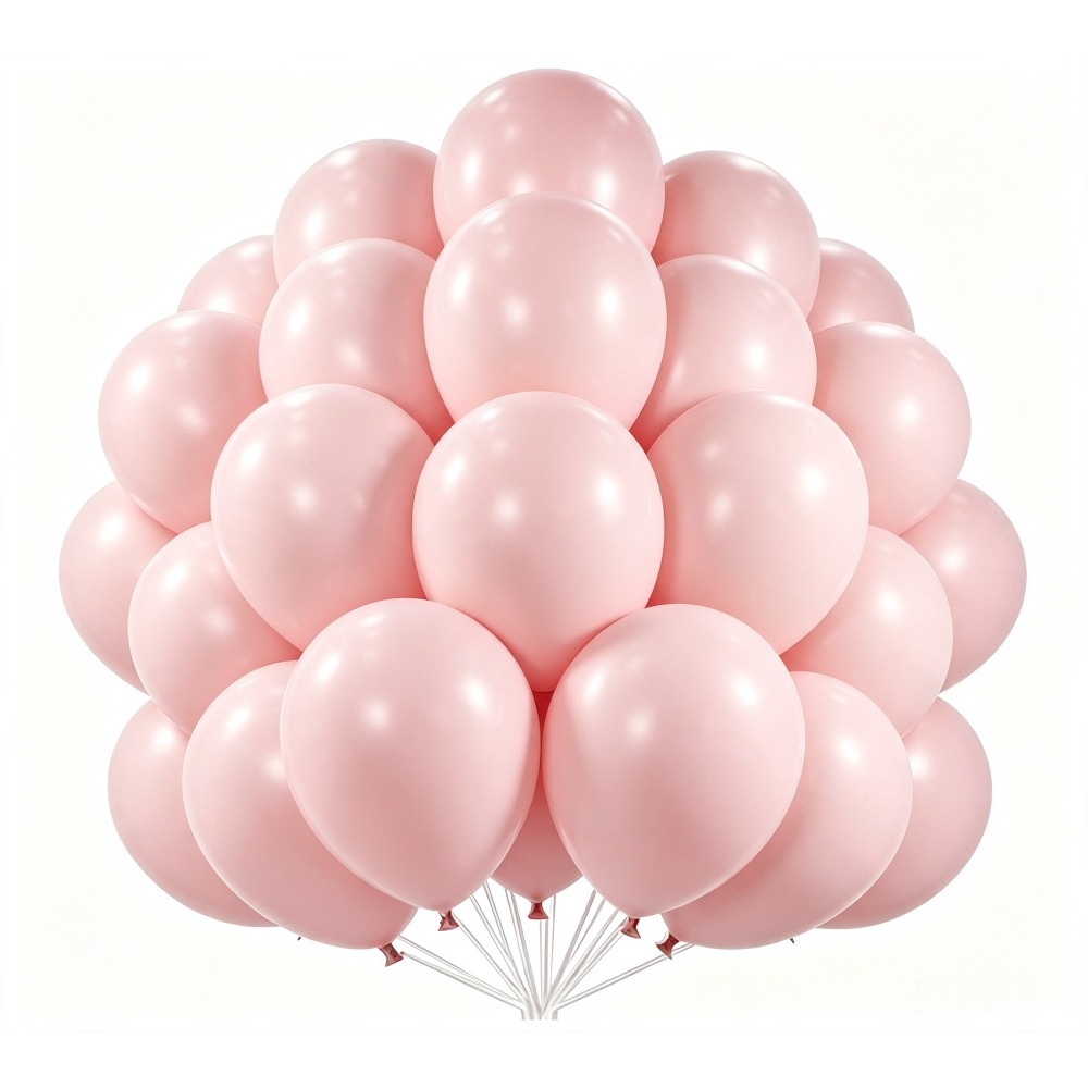 TEMU Kit de ballons de décoration de fête de couleur 10 pouces/43 pièces, comprenant 7 couleurs différentes de ballons en latex de haute qualité,