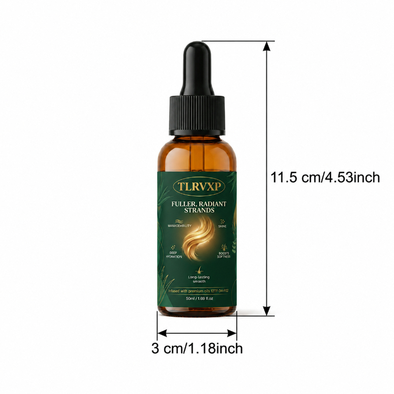 Image of Multi-effect Hair Oil - Scalp Strengthening , Nourishes, Controls Oil, Adds Volume & - With , Split Ends & Breakage - Frizz, Makes Thin Thicker, & Shinier - Designed For Dry, Frizzy