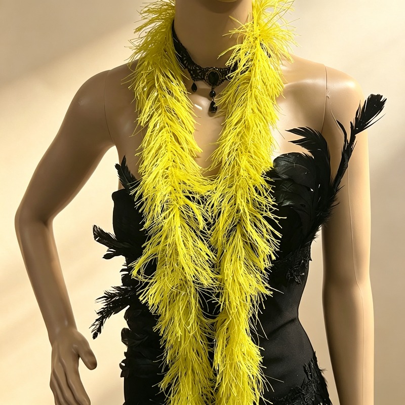Artificial Feather Boa, Thick Decorative Soft for Dance Performances