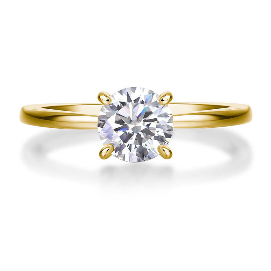 S925 Silver Couple Rings with Moissanite, Elegant Gift Box