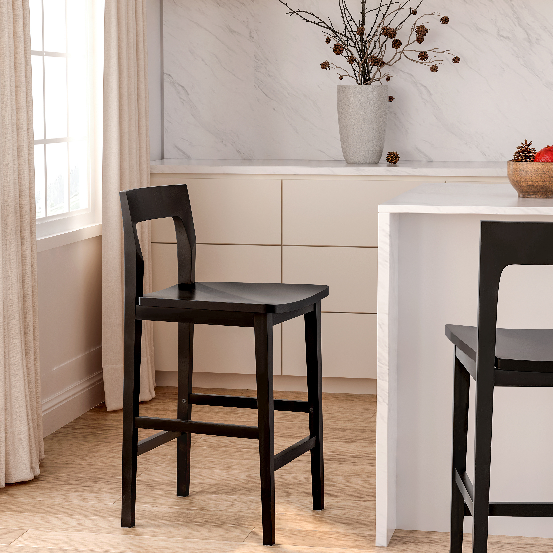 Counter Height Stools Set of 2, Farmhouse 25
