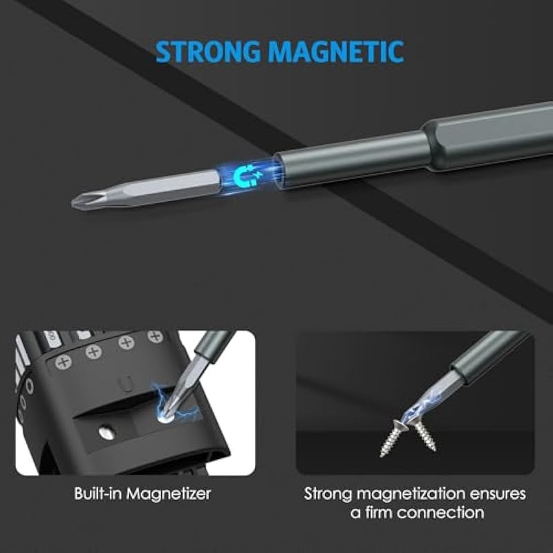   46 in 1 precision screwdriver set magnetic small screwdriver set with case mini repair tool kit for phone computer watch macbook eyeglasses switch rc watch diy Product details 4