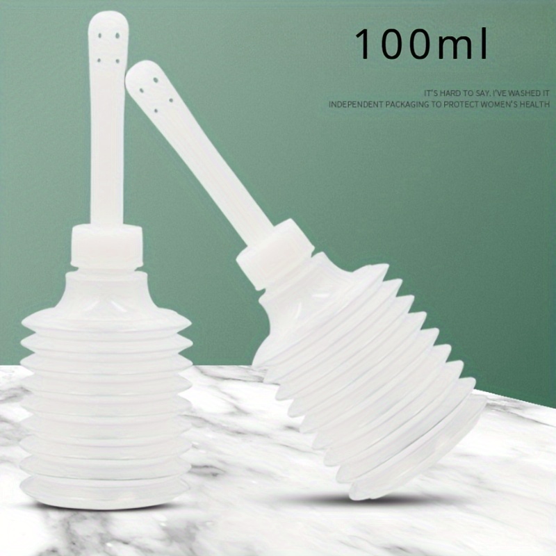 2 100ml Portable Handheld Rinse Bottles, Odorless, Solid Form, No Batteries Required - Suitable And Personal Hygiene