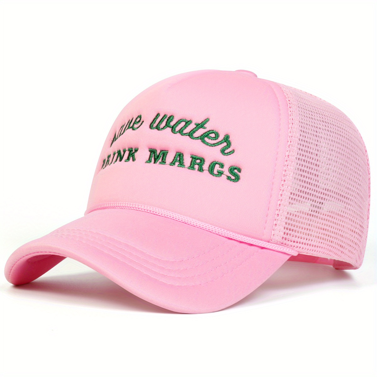 TEMU A Women's Drink Margs Baseball , Adjustable And Sun-protective, Outdoor Leisure During Spring And Autumn Trips To The Beach Or Vacations.