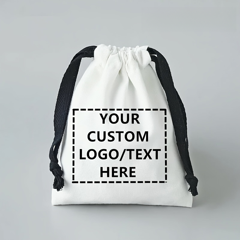 Personalized Custom Printed Drawstring Bag for Jewellery