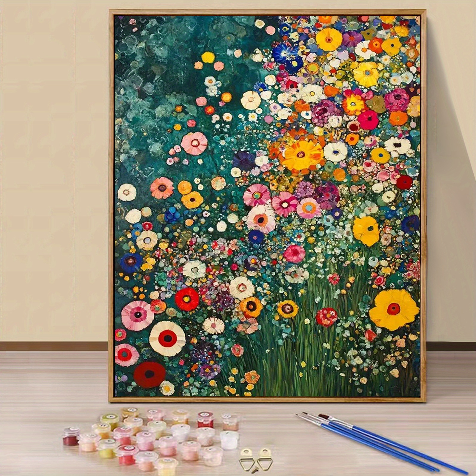 ARPADAMO Adults Beginners Paint By Number Kits Flowers And