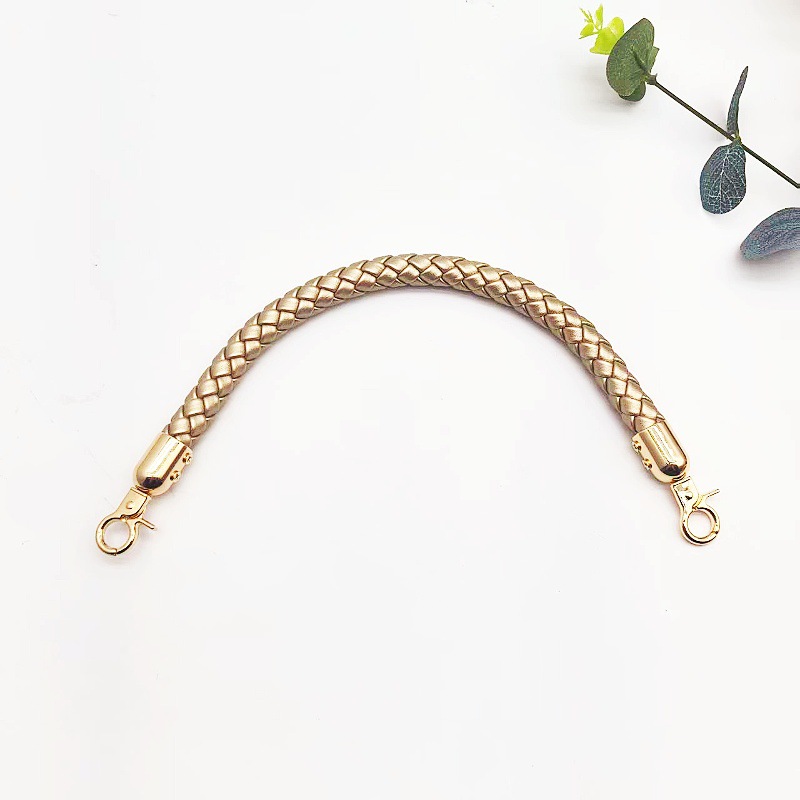 TEMU 1pc Correa de Bolso Trenzada de Cuero Sintético de Nueva Diseño de 30Cm Ideal para Reemplazar Correas Antiguas en de Regalo Como Accesorio de -