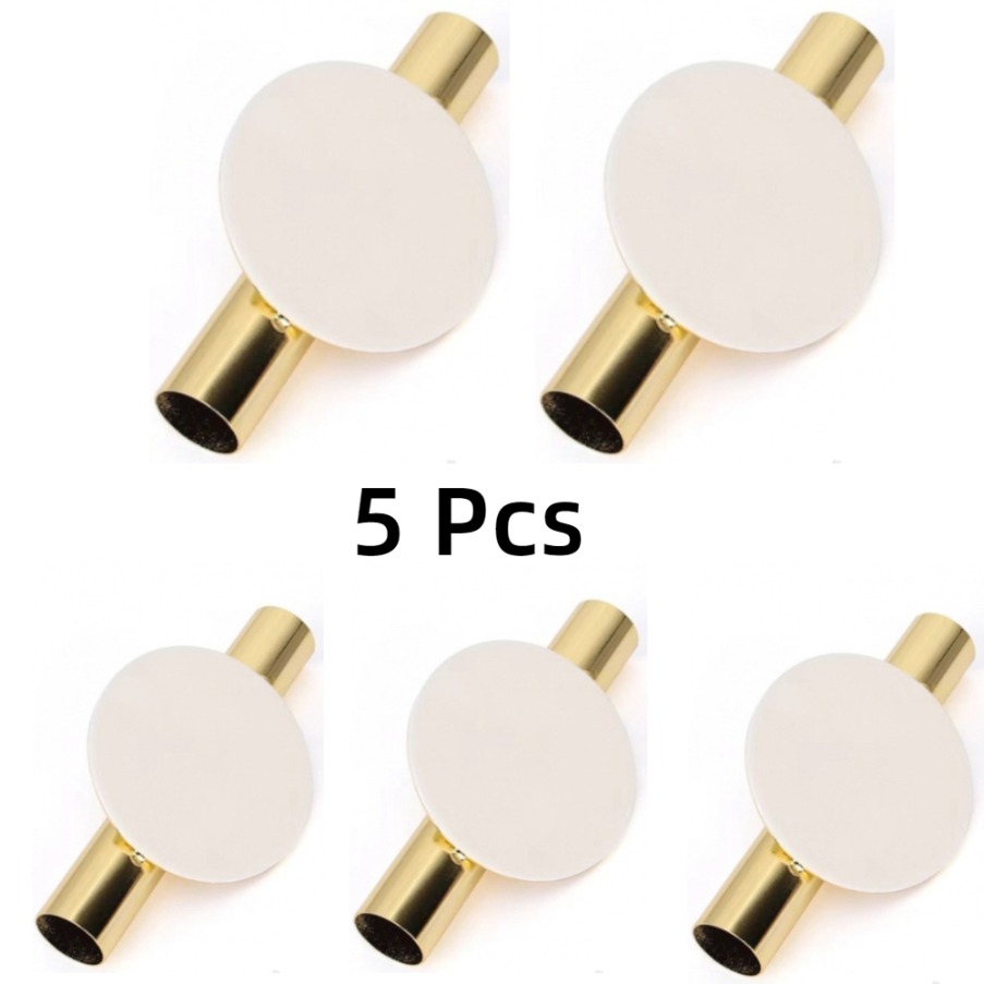 TEMU 5 pezzi Vasi da parete in metallo | Decorazione da parete , adesivo, senza trapano, ornamento sospeso, vaso in metallo | per l'arredamento della