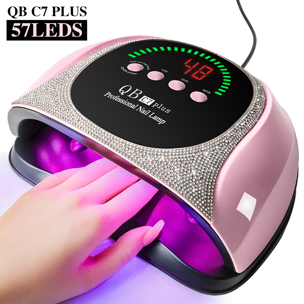 TEMU Nail Lamp, Led Nail Lamp, 4timer Settings, Professional Gel Lamp Gel Nail Lamps For Gel Polish, With 57pcs Lamp Beads, For Nail Art Tools