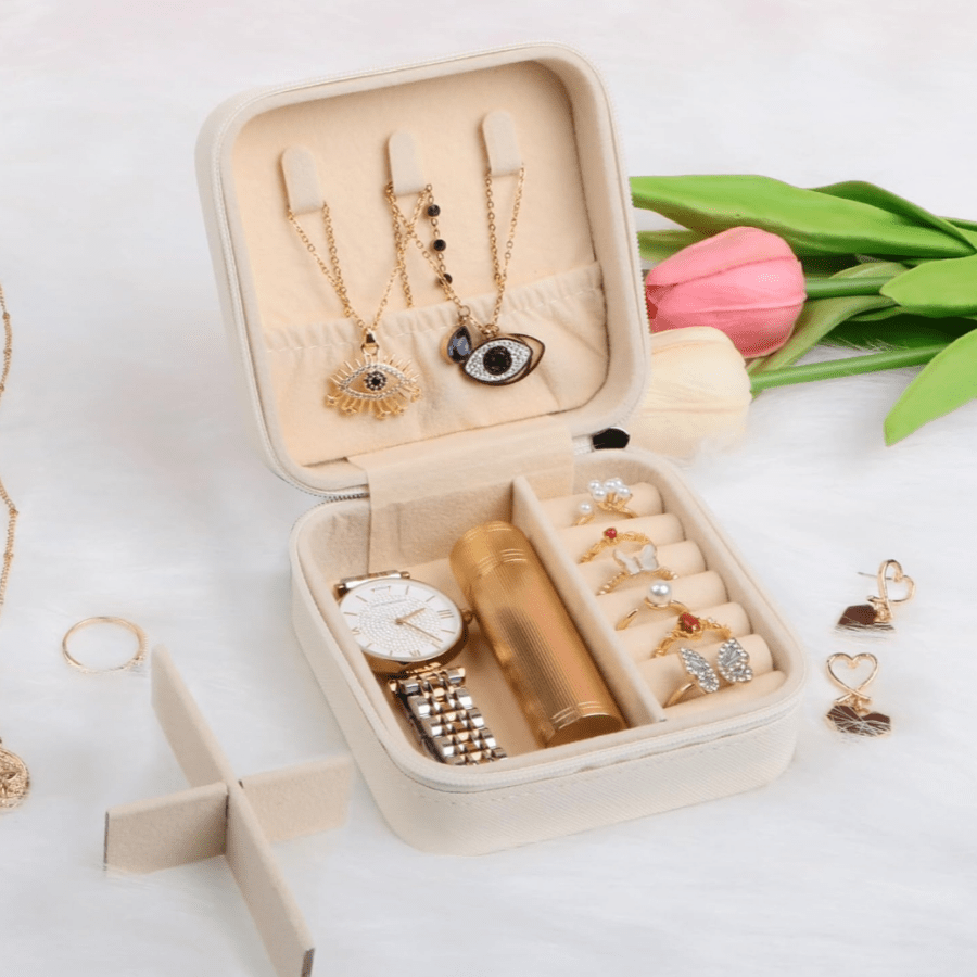 Custom 28pcs Compact Jewelry Box for Bridal Parties