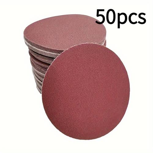photo de l'article 50 disques abrasifs à de 2 pouces, adaptés aux meuleuses dangle et aux outils rotatifs, grain 60-1000 - aucun , avec les de et lélimination des taches de - tampons de polissage pour un de et