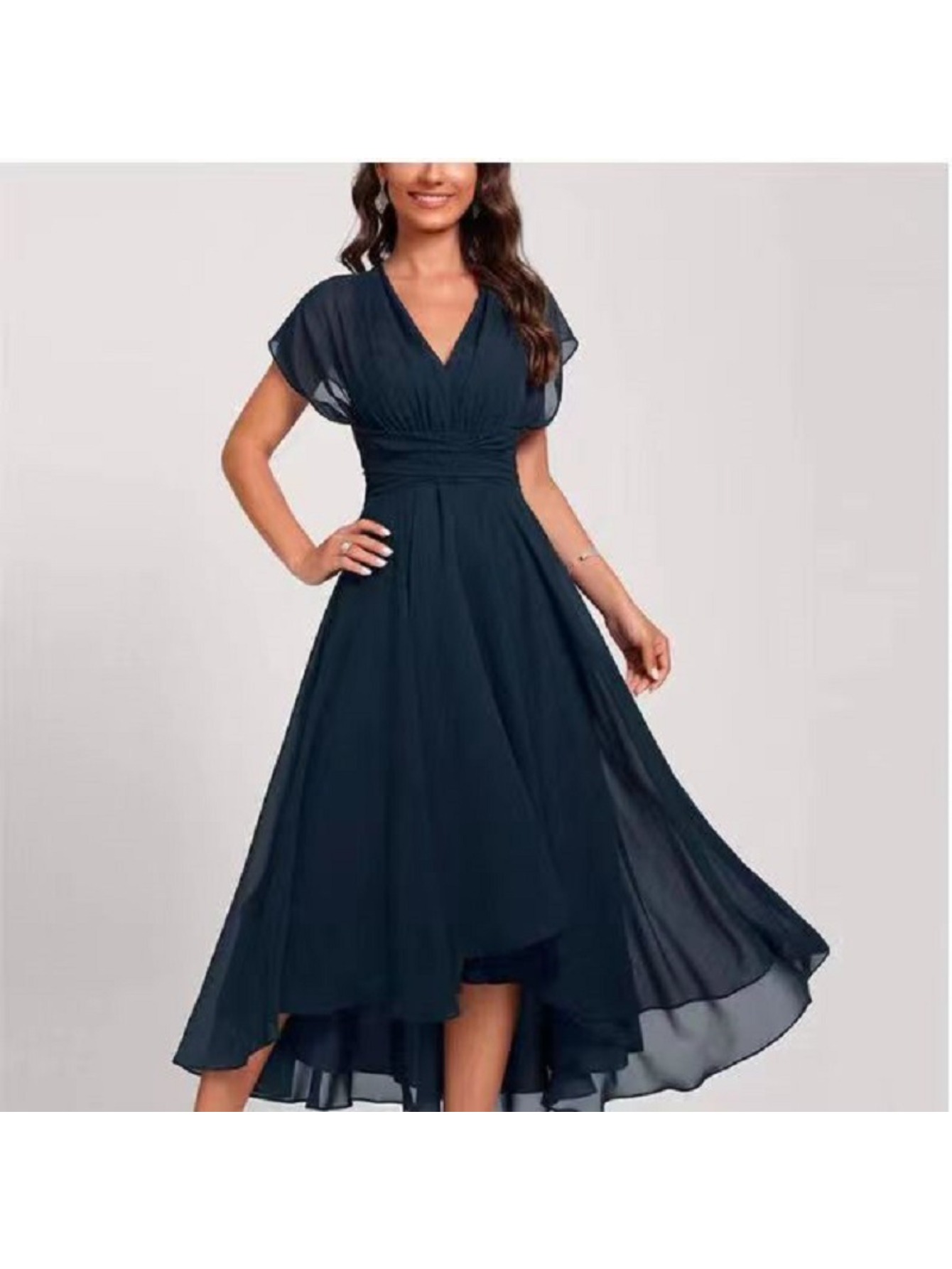blue evening dress sold on Temu United States