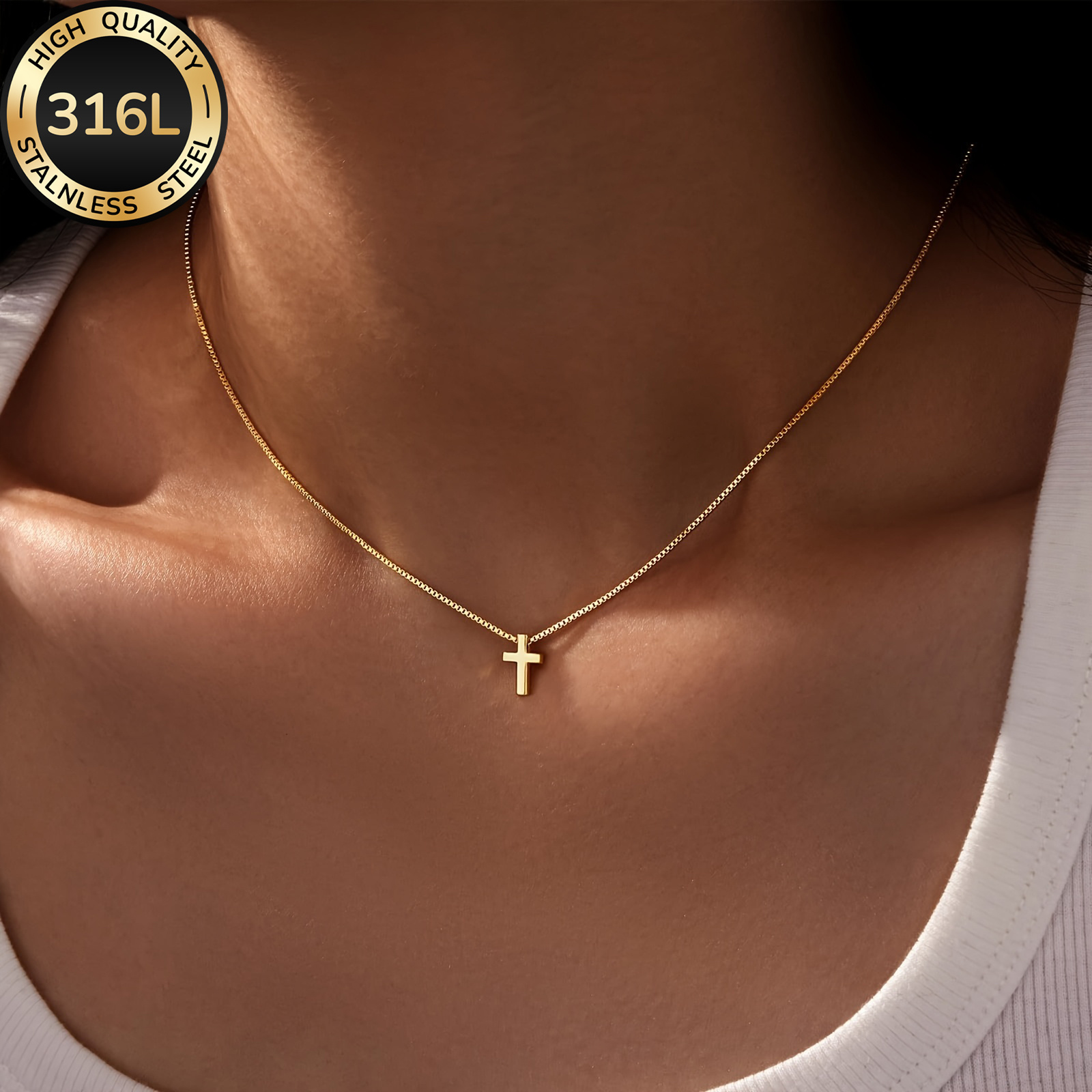 Women's Cross Necklace — Elegant Gift for Special Occasions