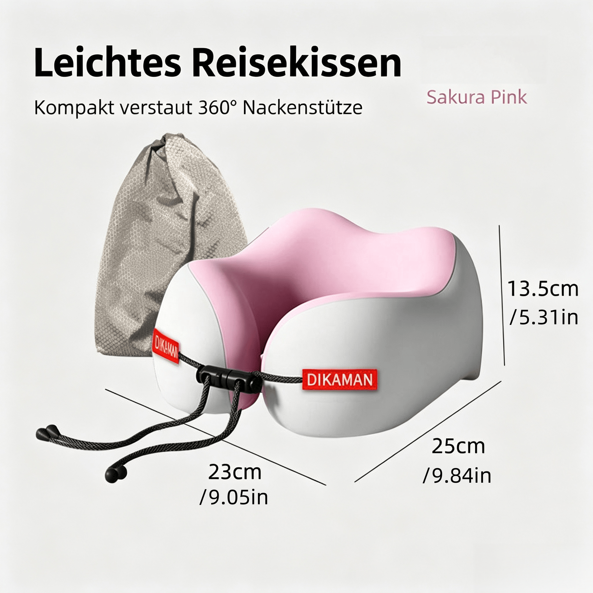Image of Portable Neck Pillow, Ergonomic Neck Pillow, Compact And Lightweight Design, Ensures A Comfortable Resting And Sitting Position, Suitable For Use , , On Airplanes, On Trains, And On Long-haul Flights