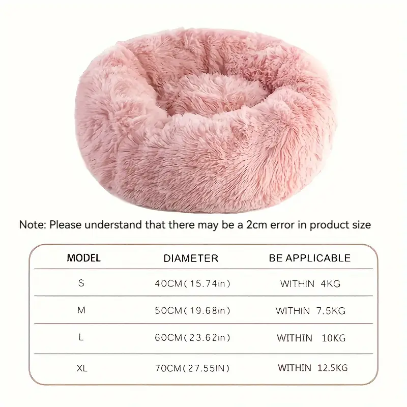 1 soft and comfortable cat bed with unique round design providing a cozy sleeping space for cats and small dogs to sleep pet cushion Product details 1