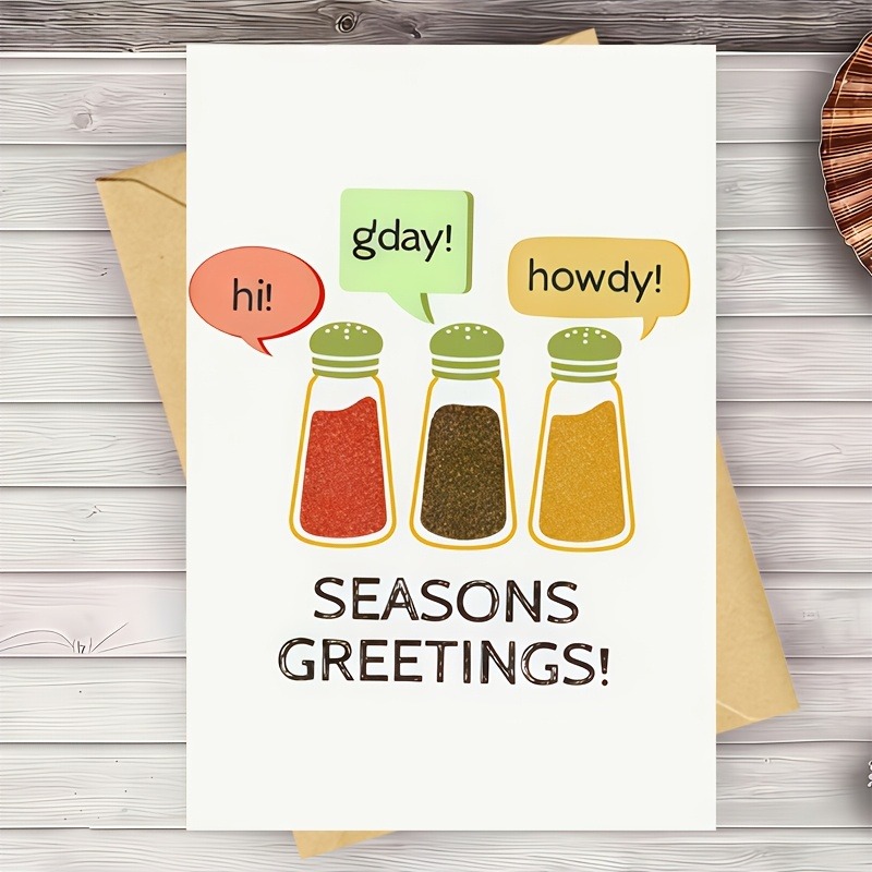 TEMU Bouteille de parfum Individuelle Créative Carte de vœux de Noël Saisons Blagues Humoristiques Universel Noël Nouvel An Carte manuscrite