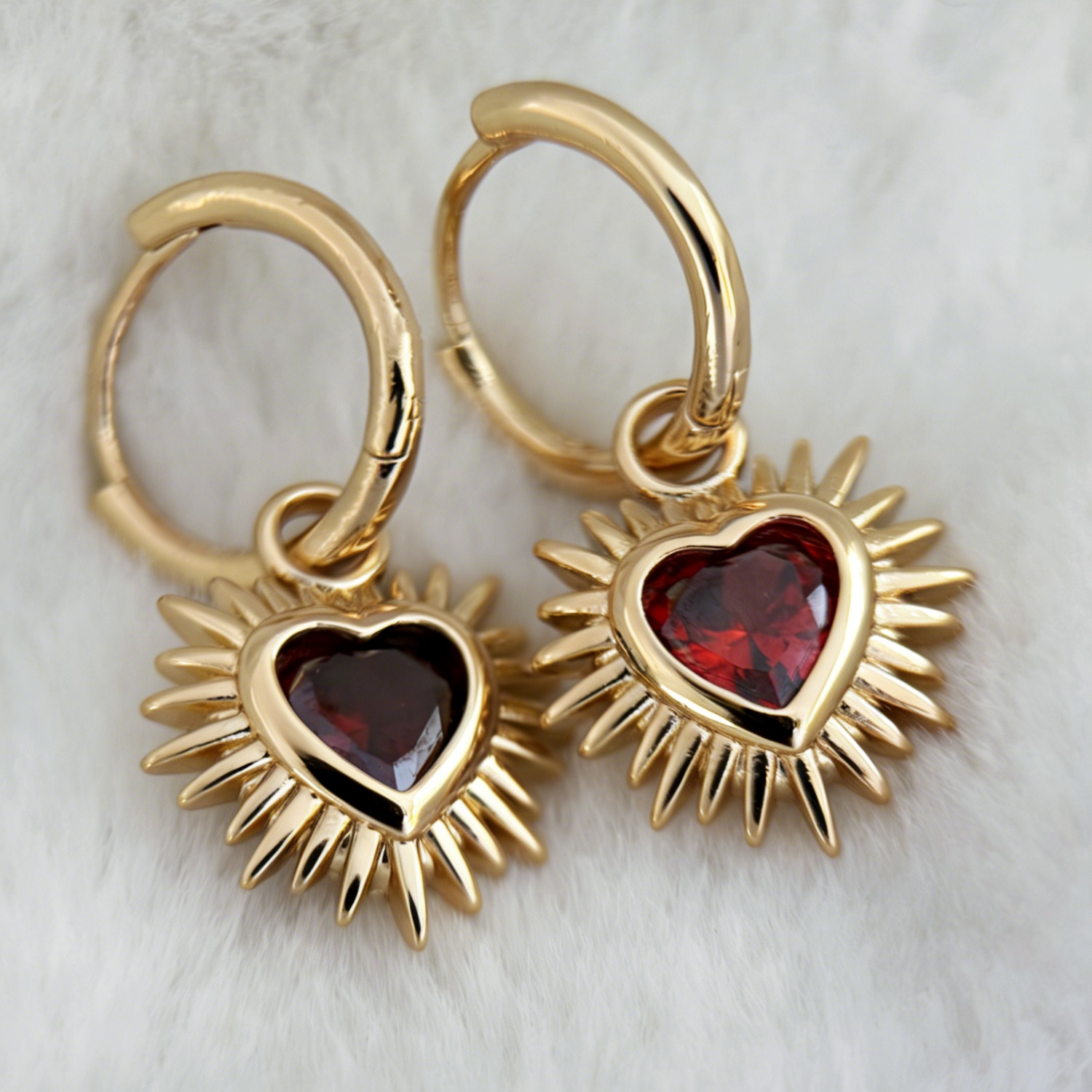 TEMU 1 Pair Light Luxury Retro -shaped Women's Earrings, Sun Shining Earrings, Niche Design For Girlfriend Gifts