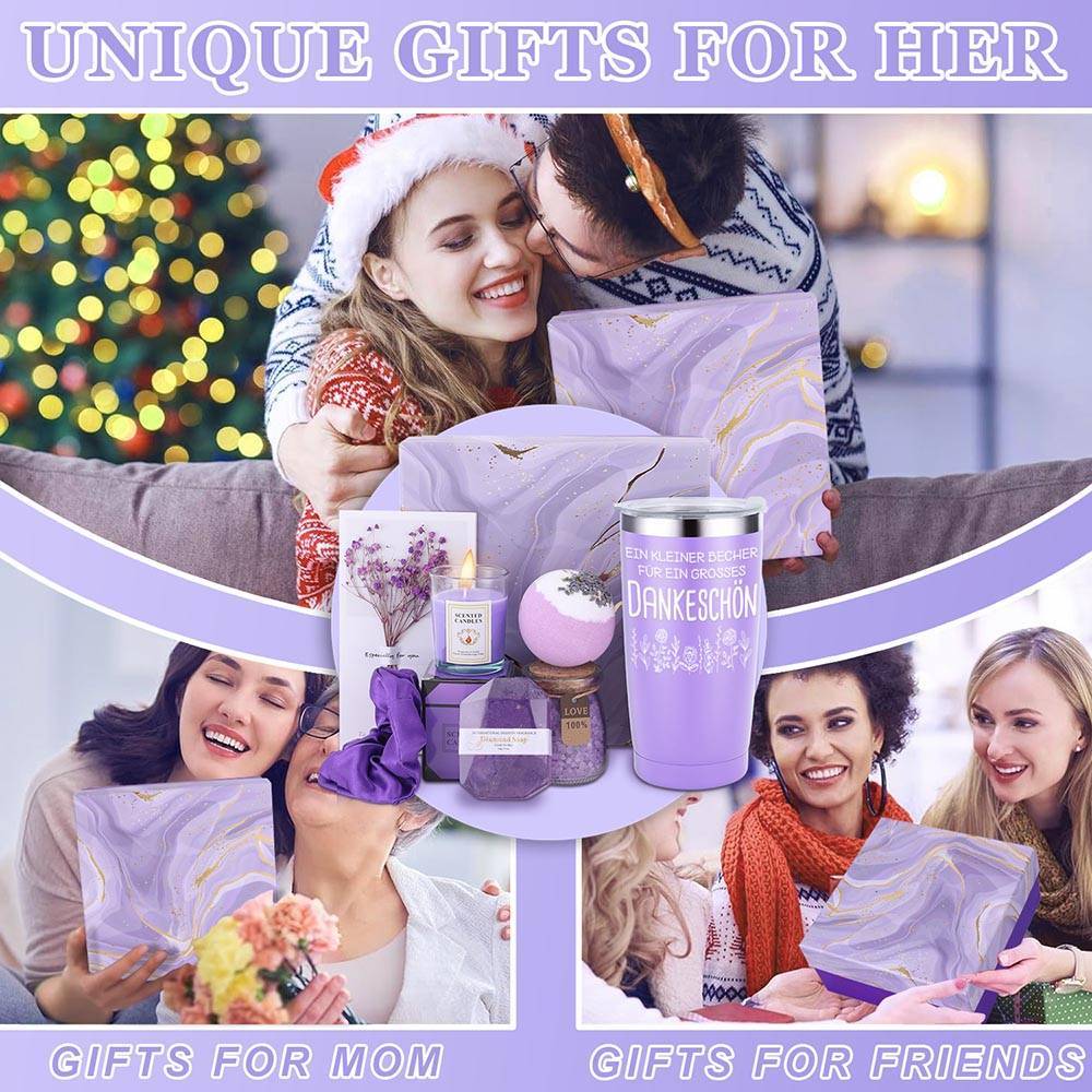 8 komada Sretna odlazak u mirovinu tematska ženska spa košara, rođendanski poklon, set za žene, višeodjelni paket za zabavu, kutija za spa darove za najbolju prijateljicu i sestru, samonjegujući poklon za djevojku, suprugu ili majku