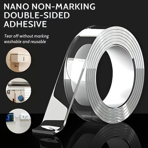 high strength double sided tape strong reusable multi functional bonding solution essential decorations and handicrafts suitable