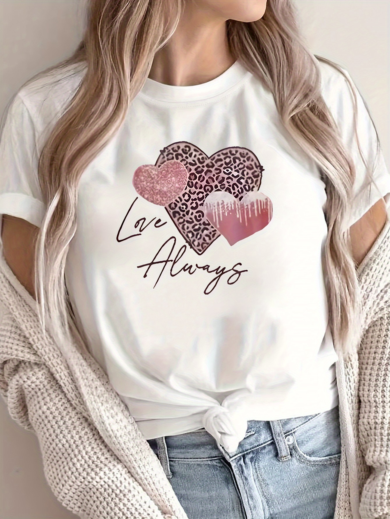 camiseta cuello estampado camiseta Temu Ecuador