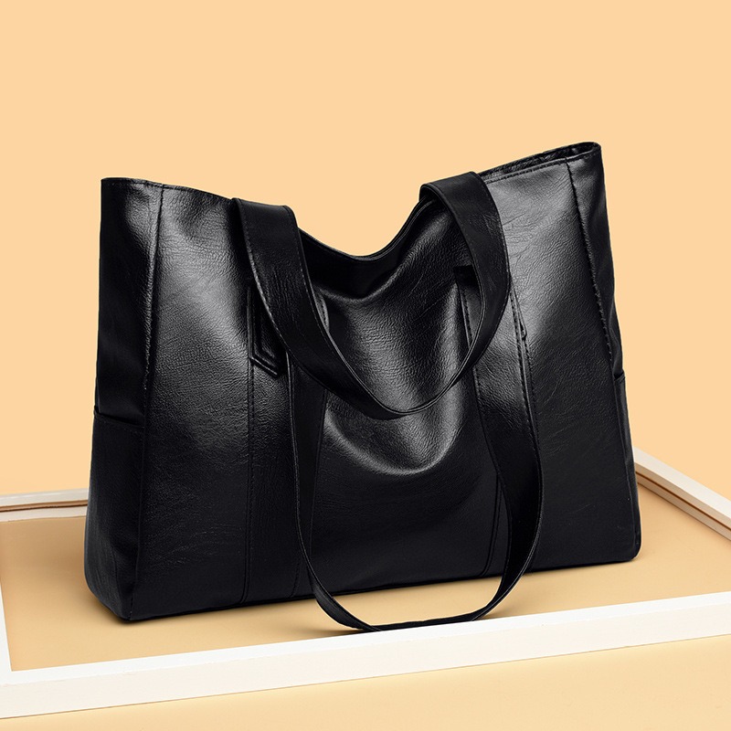 TEMU Tote Handbag For Women, Large Capacity Multi- Shoulder Bag, Versatile Shopping Travel Handbag With Fixed Shoulder Strap
