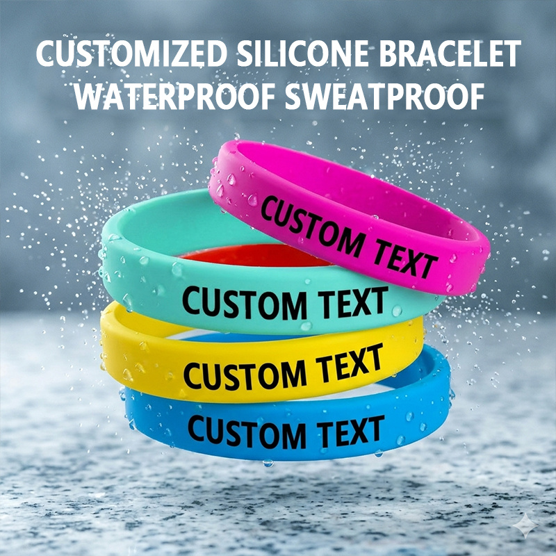 110pc Custom Wristband Set, Personalised Gift for All