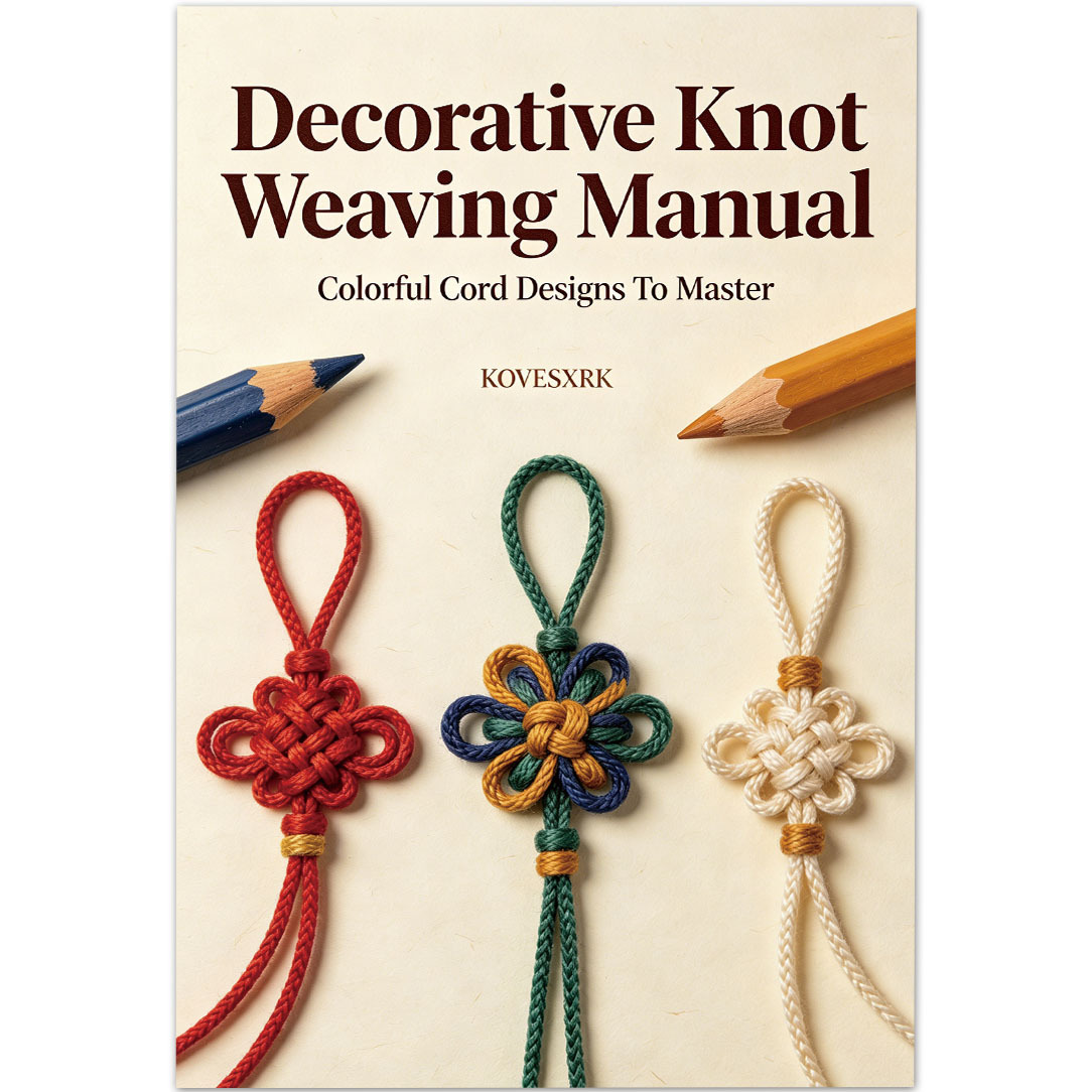 TEMU 1 pièce Livre de nouage vintage avec diagrammes de nœuds de base, convient pour le tissage, le macramé et - de couverture, guide -stress, cadeau
