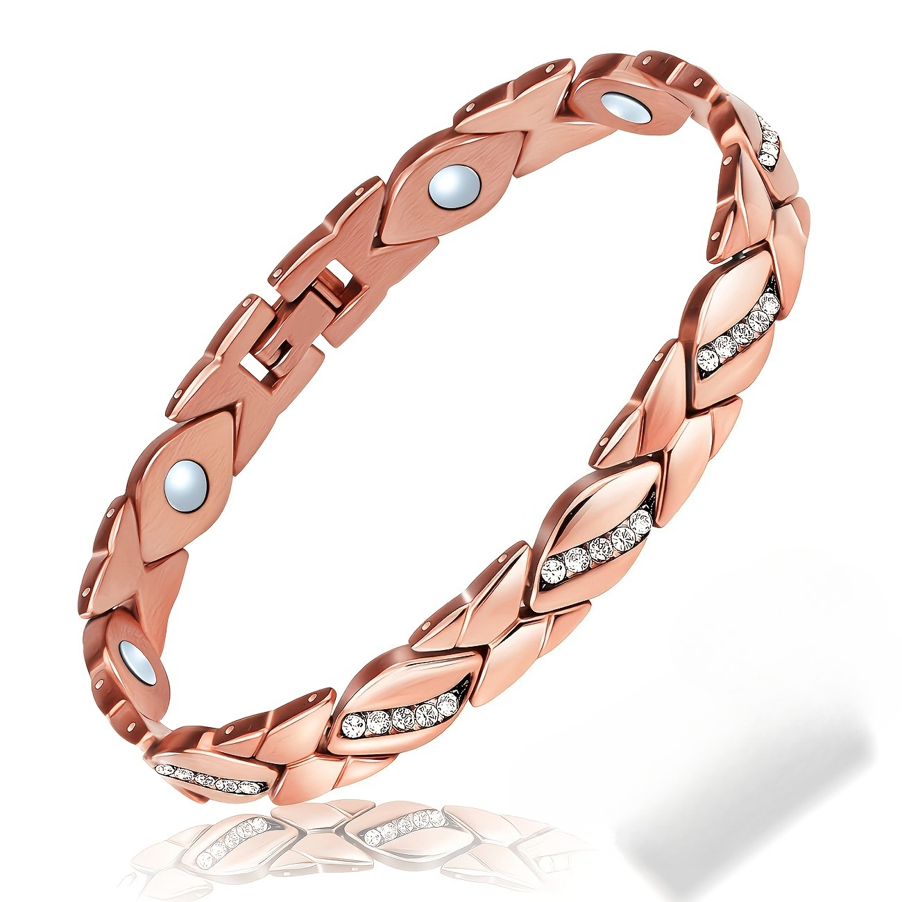 TEMU Bracelet en cuivre pour femme, adapté à un usage et aux fêtes, de cadeau pour femme