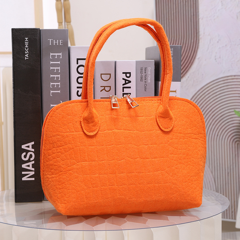 bolsa fieltro color damas moda cierre cremallera Temu El Salvador