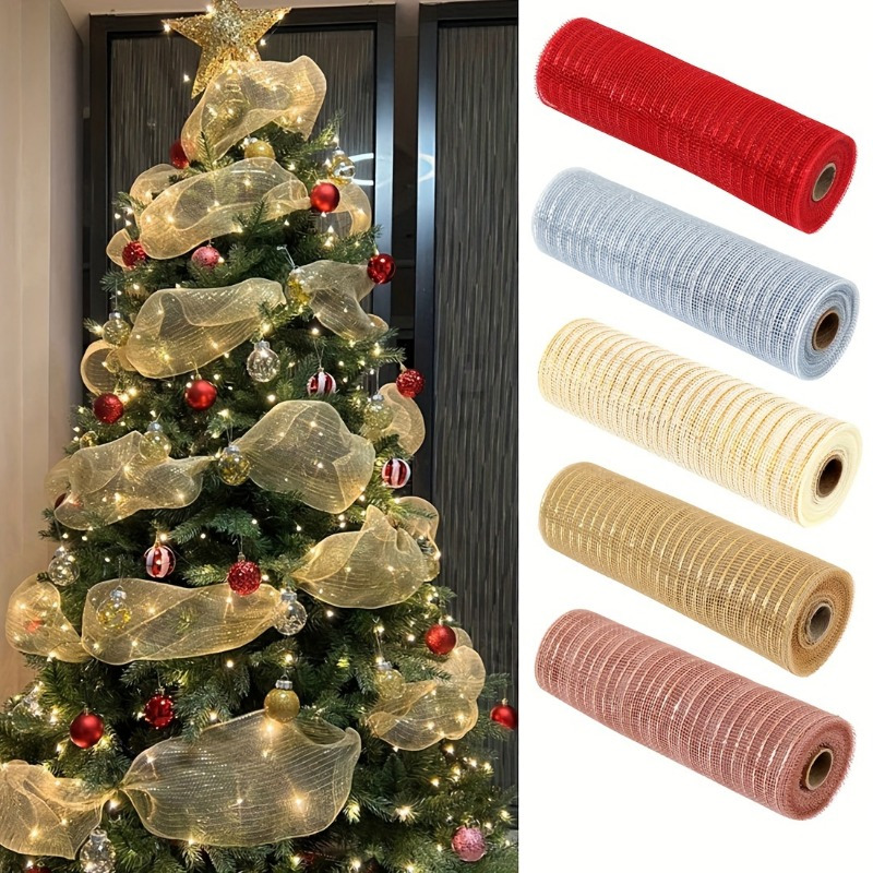 

Red Roll - 10.24" X 30ft, Non-woven For Diy Christmas , Weddings & Decor,