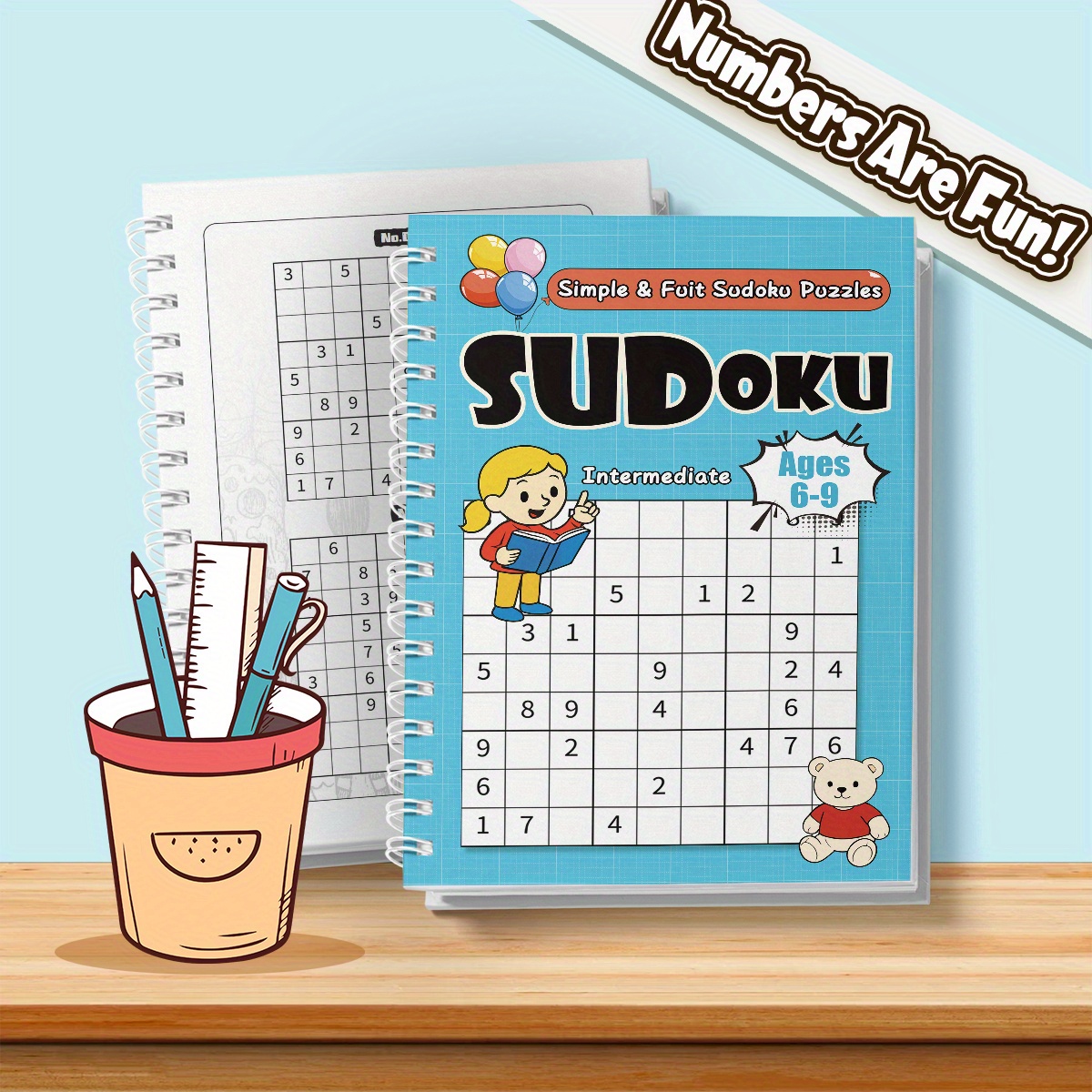 For And Solve Sudoku: -boosting Puzzle Book For Kids To Strengthen And Enjoy Math Through Play