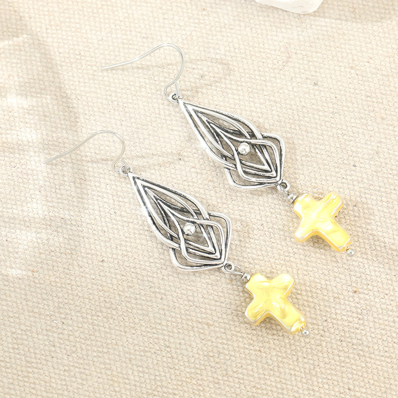 Women's Elegant Long Drop Hoop Earrings