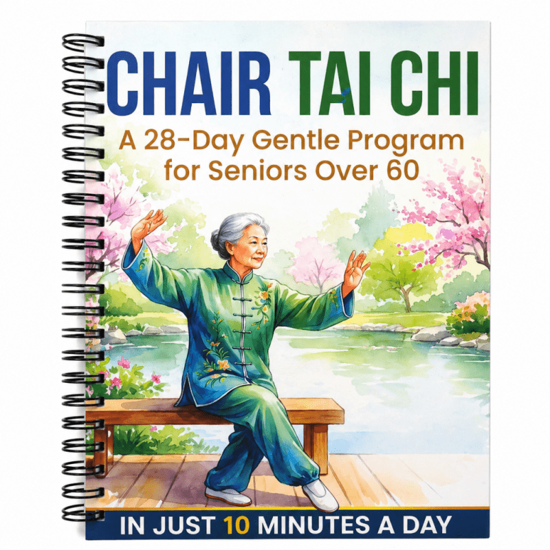 People Over 60 Years Old 10 Minutes a Day Chair Tai Chi, 28 Days Gentle Sitting Plan, Low-Intensity Exercise to Improve 