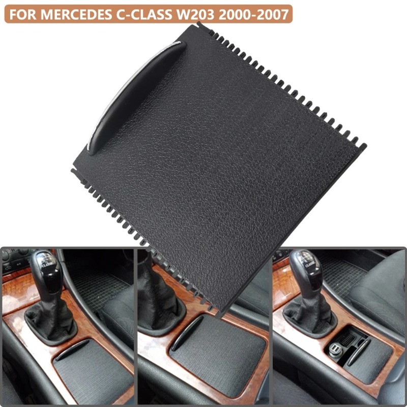 TEMU Pour W203 2000-2007 Console de Voiture Store Coulissant Porte-Gobelet Couverture de Store Voiture Styling 2036800123 9051