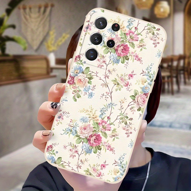 TEMU This Phone Case Is Compatible With Galaxy S25, S24, S23, S21 Fe, And S22 . It Features A Stylish And Beautiful Design, Couples And As A Unique