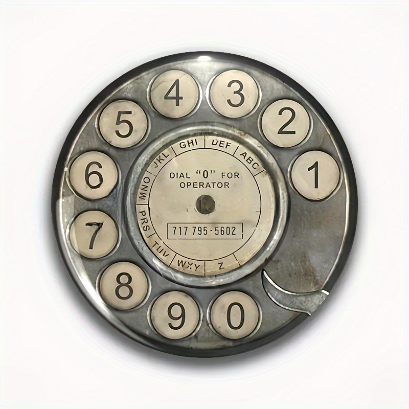 2025 Retro Phone Trendy Round Fashion Men's Brooch, Suitable For , , And Colleagues As Collar Pin Badge, Hat Backpack Accessory- Fun Gift For Any Occasion