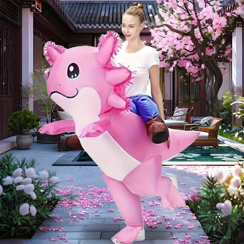 pink hexagon dinosaur inflatable costume adult role play - Temu pink hexagon dinosaur inflatable costume adult role play - Temu