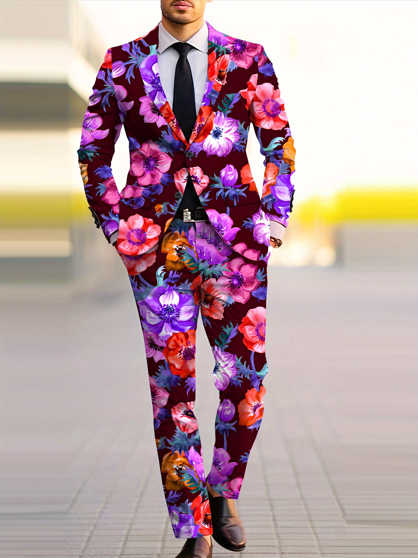 Pantalón Trajes De Hombre Estampados Trajes De Hombre Con